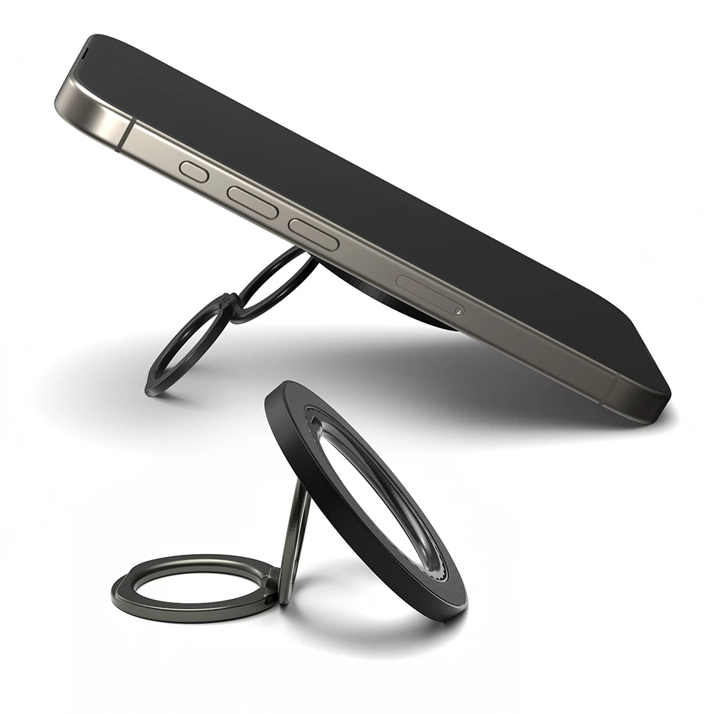 Youngkit Magnetik 360 Derece Dönebilen Double Ring Serisi Parmak Ring Stand