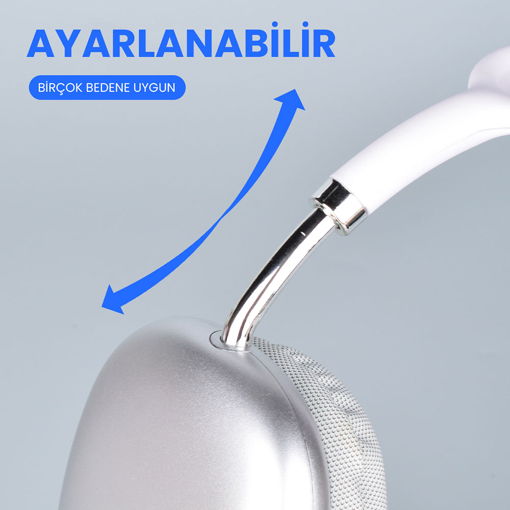Lapas P10 Hi-Fi Ses Kalitesi Ayarlanabilir ve Katlanabilir Kulak Üstü Bluetooth Kulaklık