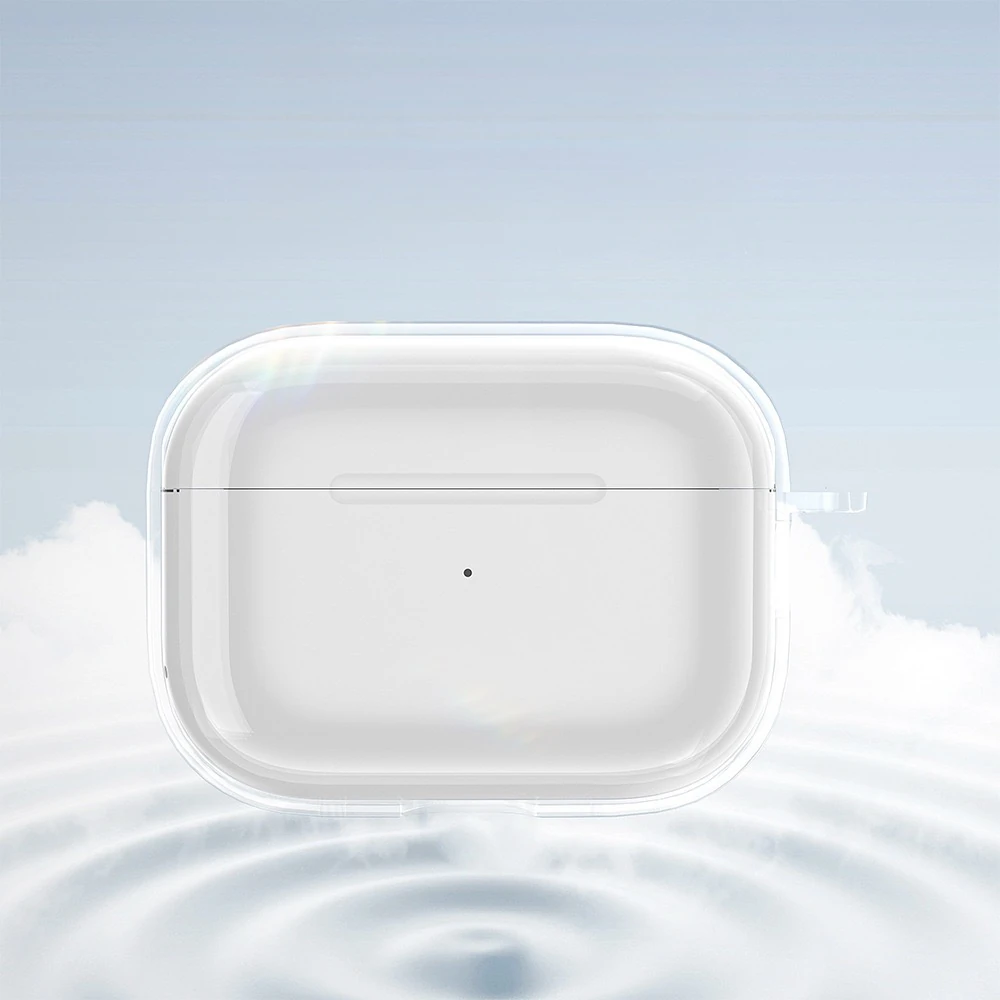 Apple Airpods Pro 3 Kılıf Şeffaf Kristal Silikon Zore Airbag 14 Kılıf