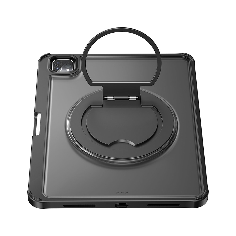 Apple iPad Pro 12.9 2021 (5.Nesil) Wiwu MK-007 Combo Pro Kalem Bölmeli Klavyeli Standlı Kılıf