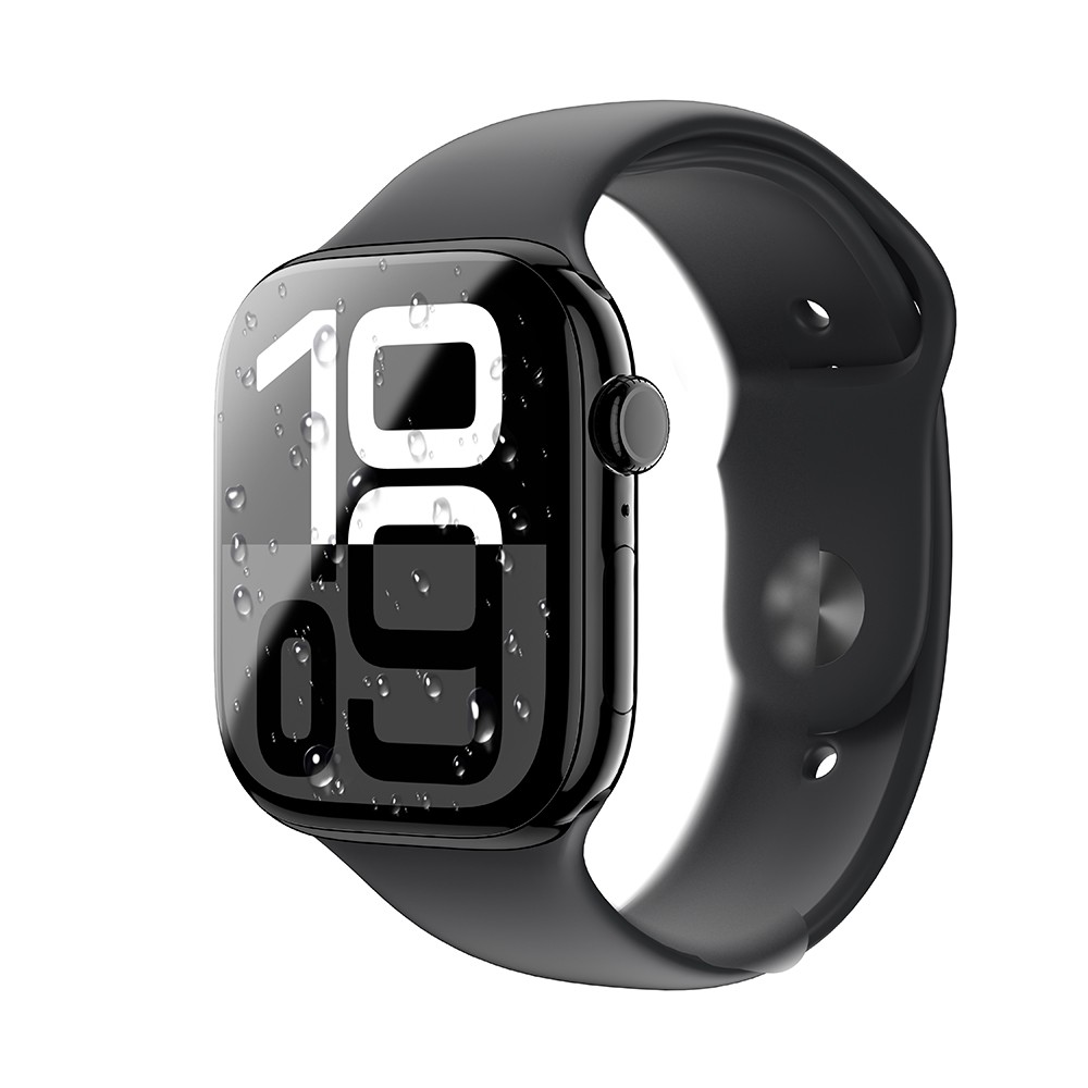 Apple Watch 10 42mm Amazingthing Radix Protective Parmak İzi Bırakmayan HD Ekran Koruyucu Film + Kolay Uygulama Aparatı