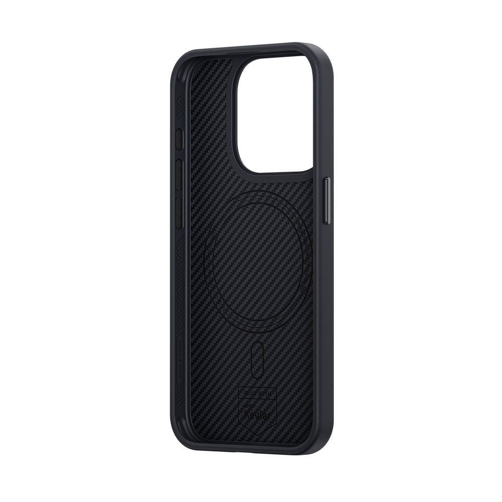 iPhone 14 Pro Max Kılıf Karbon Fiber Magsafe Şarj Özellikli Benks Hybrid ArmorPro 600D Kevlar Kılıf