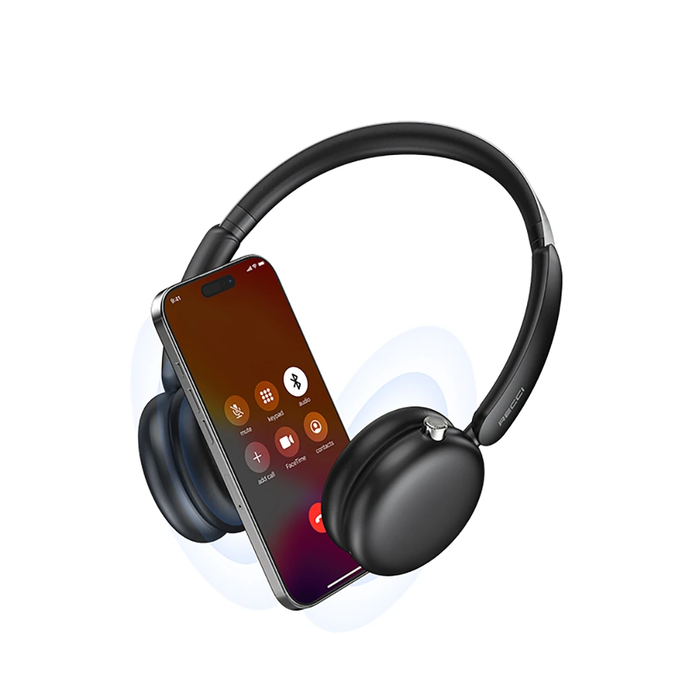 Recci REP-W95 ANC/ENC Özellikli Hi-Fi Ses Kaliteli Kulak Üstü Bluetooth v5.3 Kulaklık