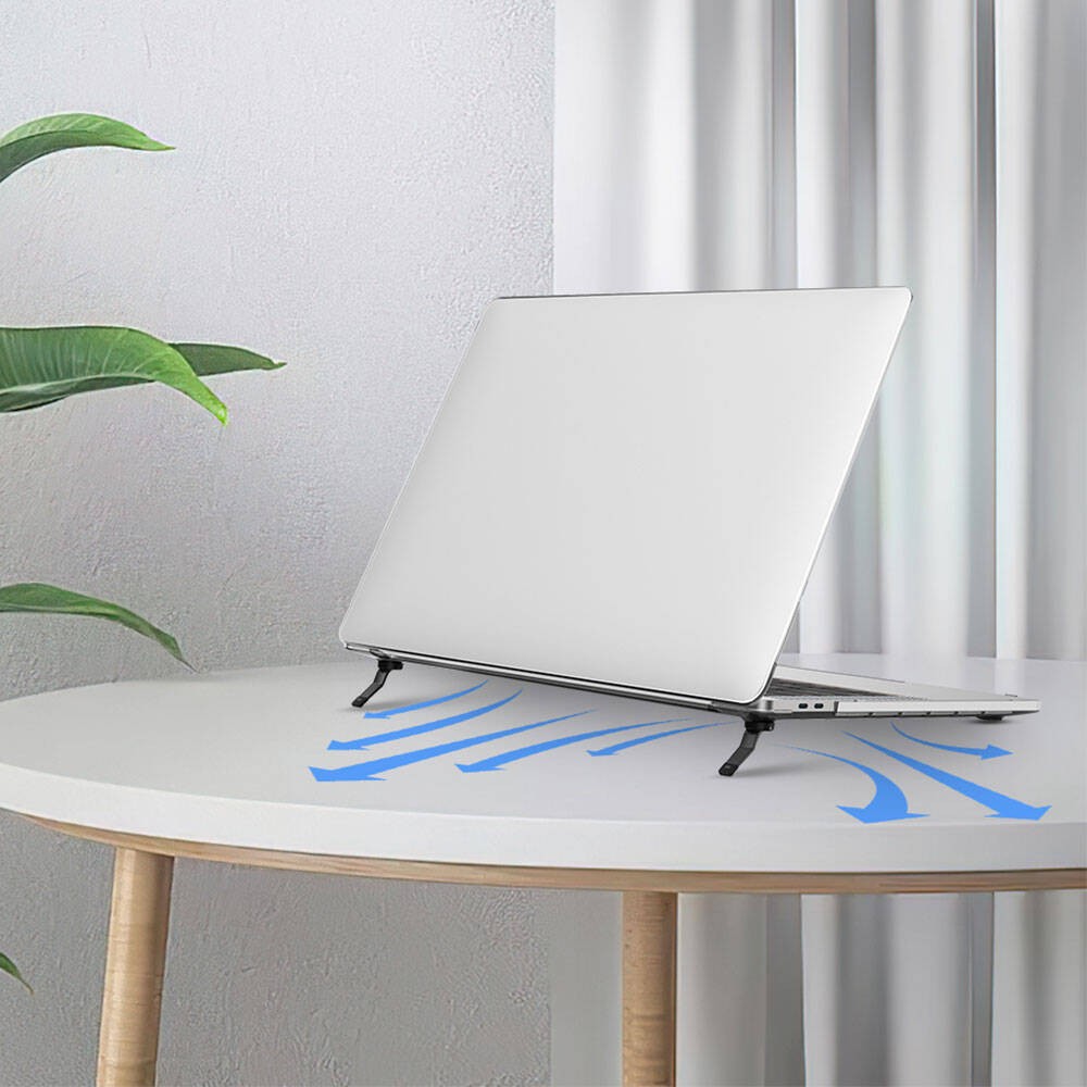 Macbook 13.6&quot; Air 2024 M2 A2681 Wiwu Macbook iShield Standlı Shield Kapak