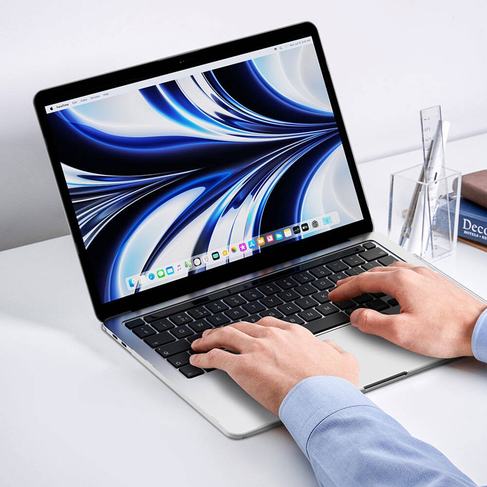 Macbook 15&quot; Air M2 2024 A2941 Wiwu Macbook iShield Standlı Shield Kapak