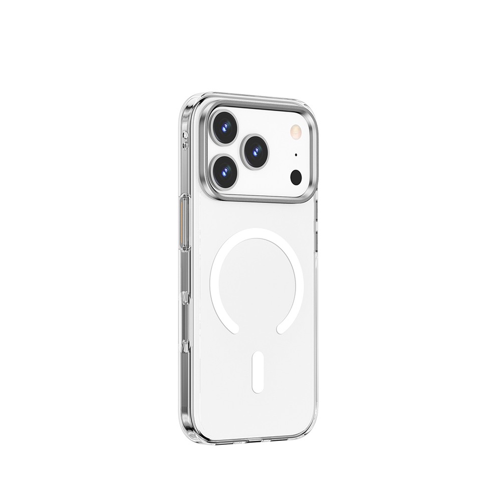 Apple iPhone 17 Pro Kılıf M-safe Şarj Özellikli Wiwu YXK-208 Invisible Ultra Sert PC Kapak