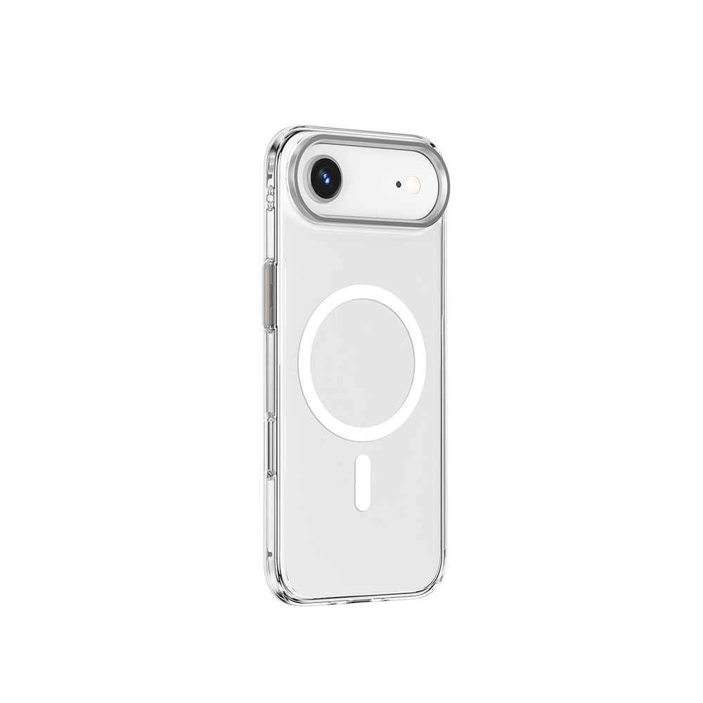 Apple iPhone 17 Air Kılıf M-safe Şarj Özellikli Wiwu YXK-208 Invisible Ultra Sert PC Kapak