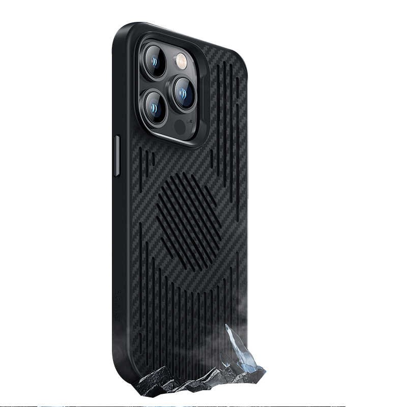 iPhone 14 Pro Kılıf Benks Magnetic Cooling Kevlar Soğutucu Özellikli Telefon Kılıfı