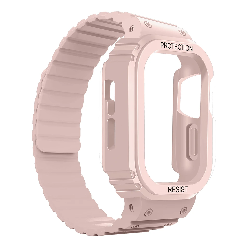 Apple Watch 40mm KRD-142 Airbag Tasarımlı Kasa Koruyuculu Silikon Kordon