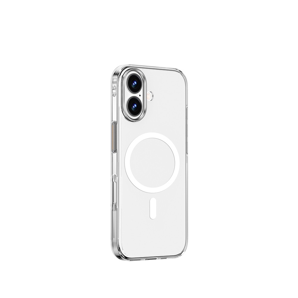 Apple iPhone 17 Kılıf M-safe Şarj Özellikli Wiwu YXK-208 Invisible Ultra Sert PC Kapak