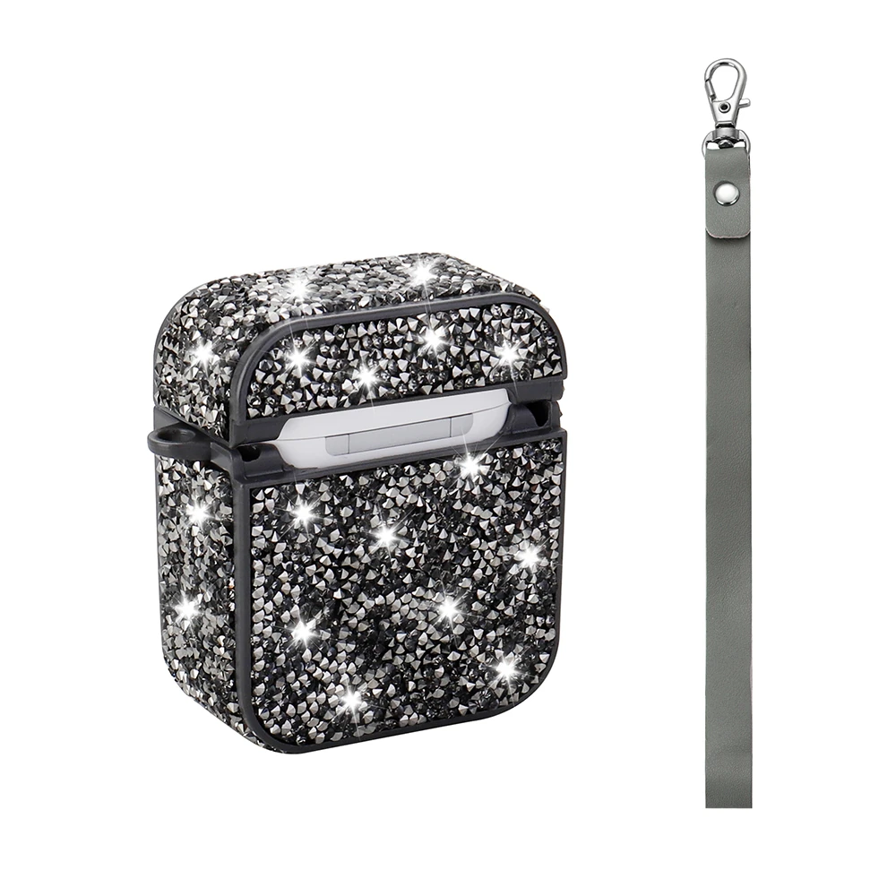 Apple Airpods Zore Airbag 45 Bilek Askı Aparatlı Simli Şeffaf Kılıf