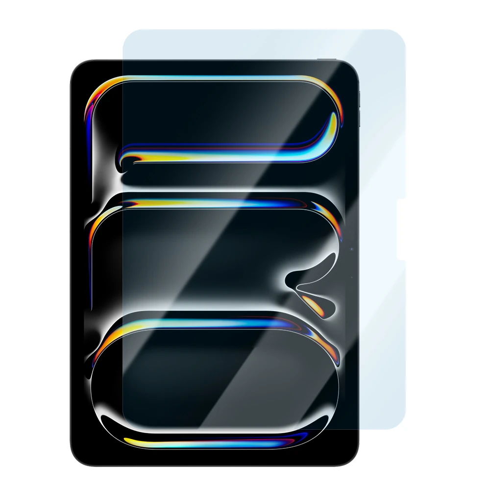 Apple iPad Pro 11 2025 M5 CaseWorld Eyesafe Mavi Işık Teknolojili Temperli Cam Ekran Koruyucu + Uygulama Aparatı