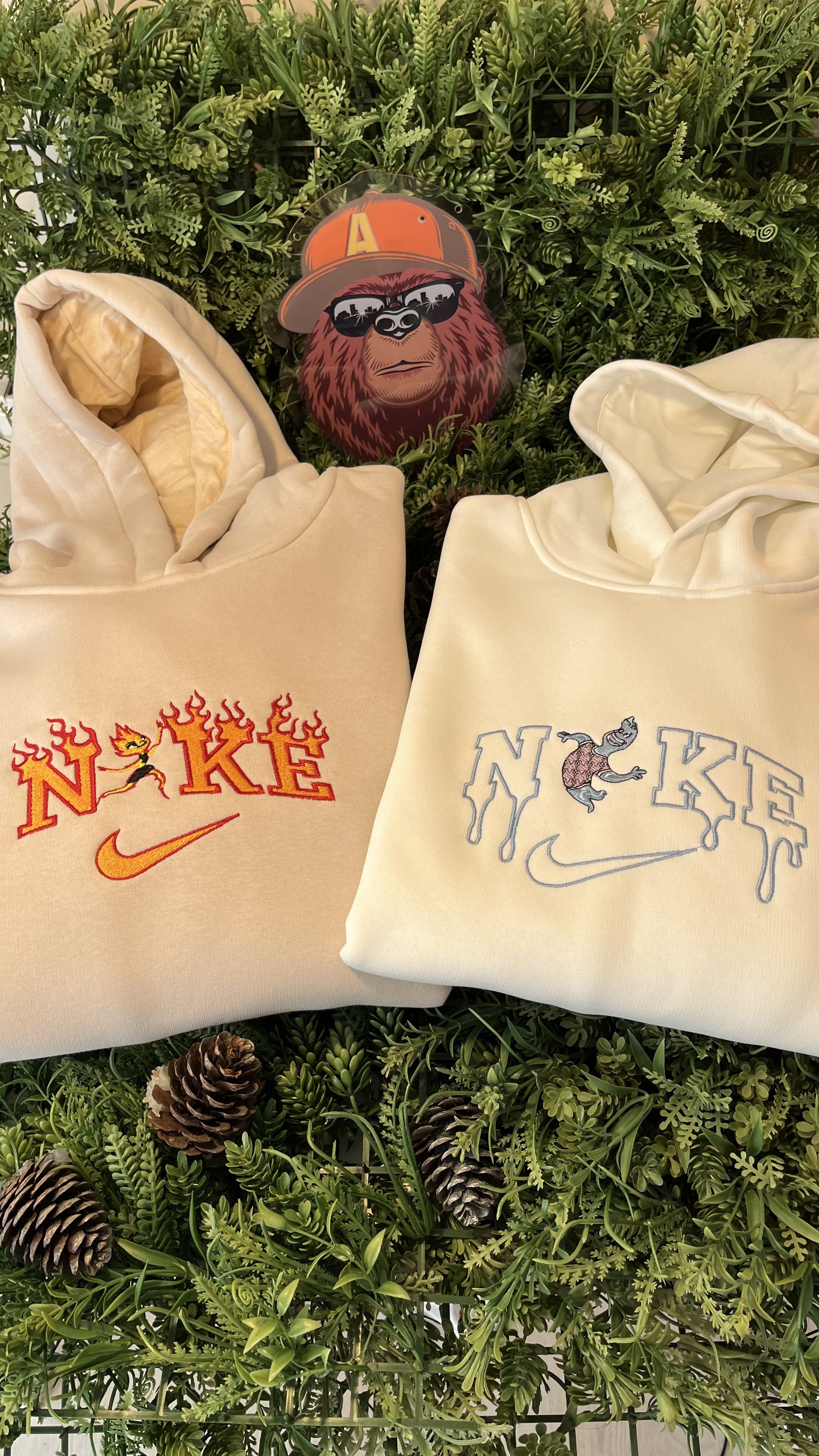 Wade & Ember (Ateş Ve Su) Nakışlı Çift Kombini