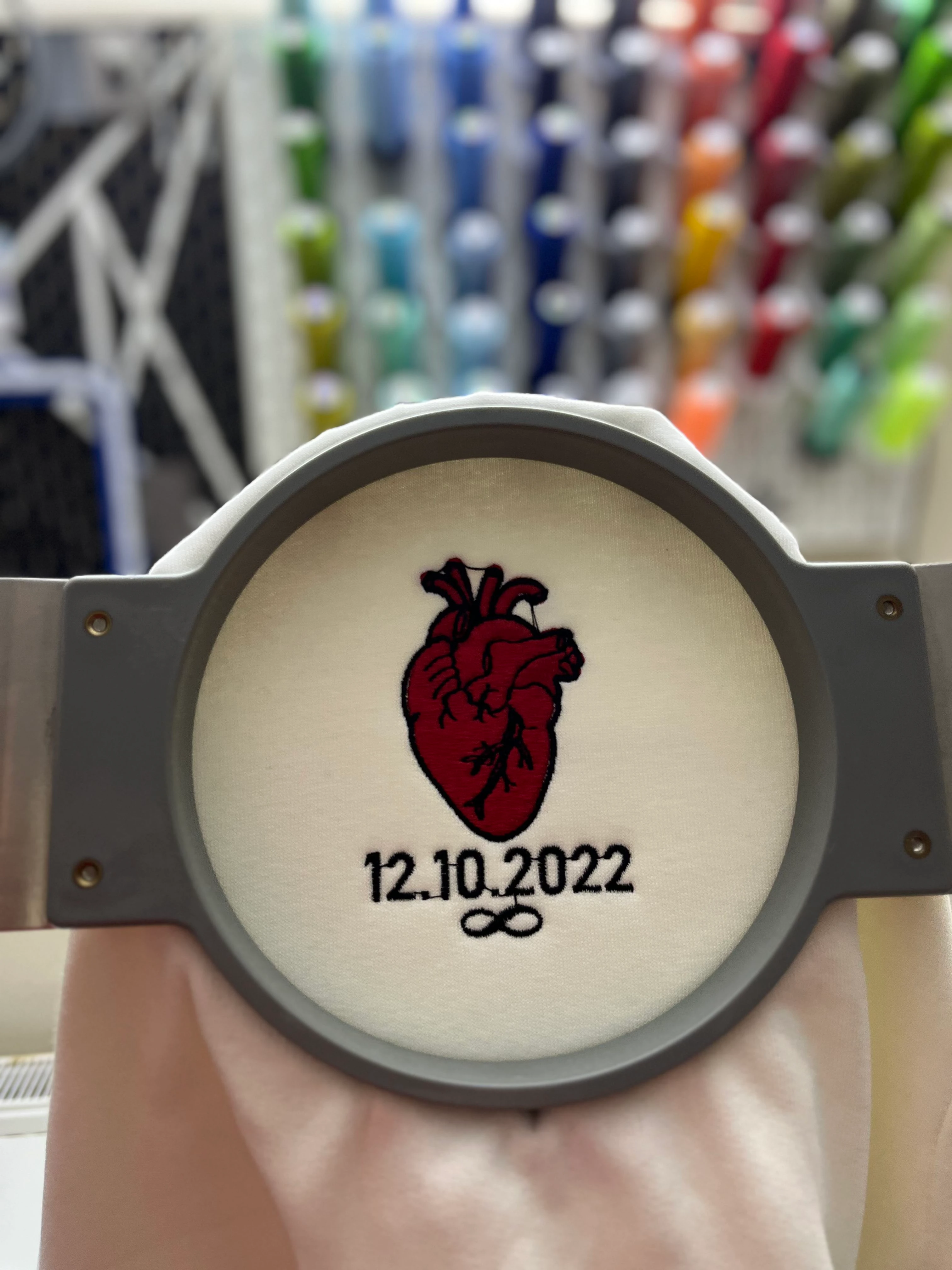 Kişiye Özel Anatomik Kalp Nakışlı Sevgili Kombini