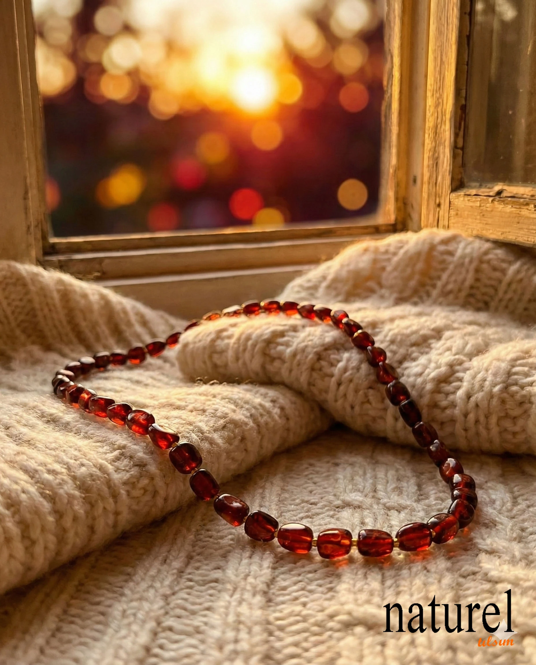 Kehribar Yetişkin Kolye