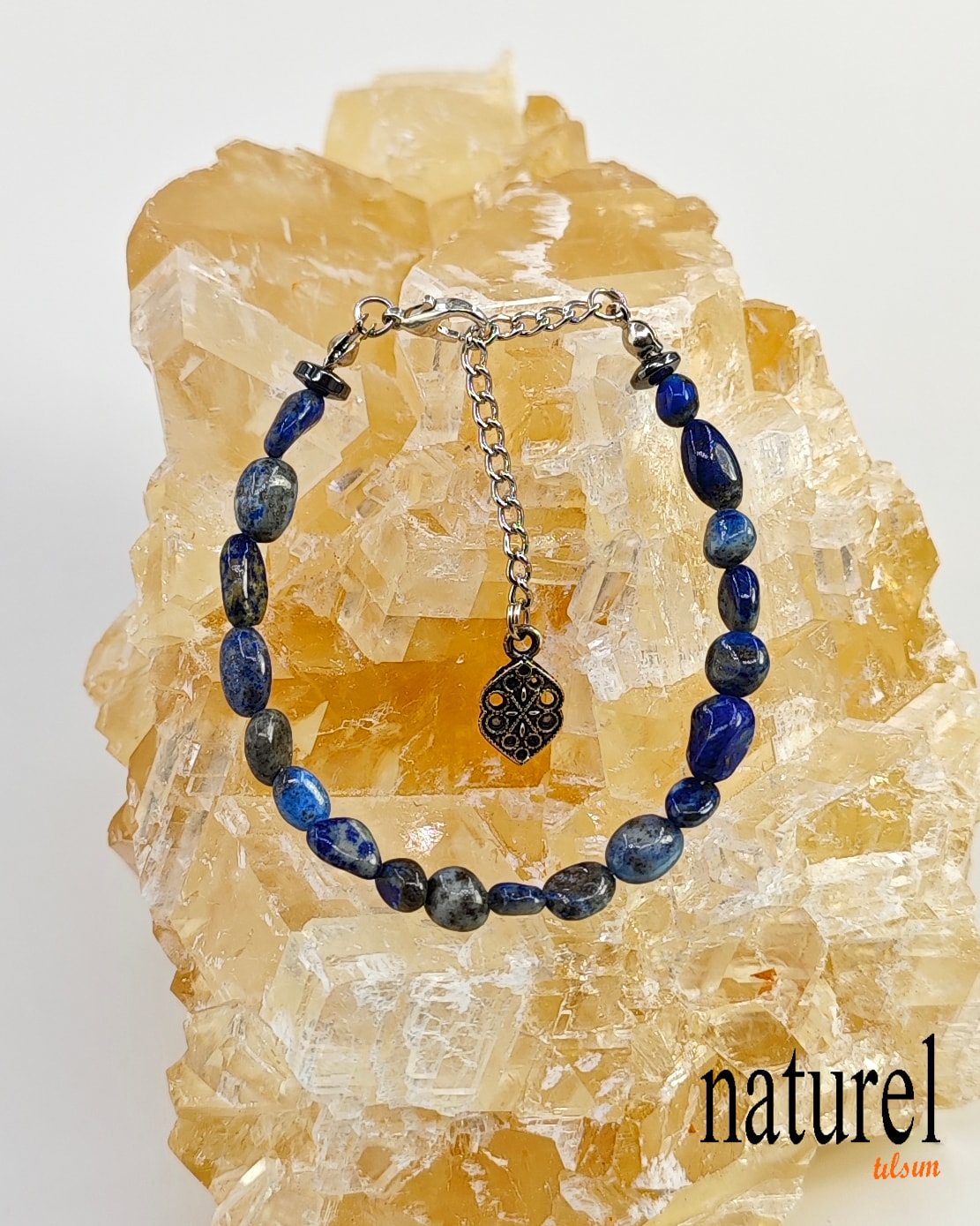 Lapis Lazuli Doğal Taş Bileklik