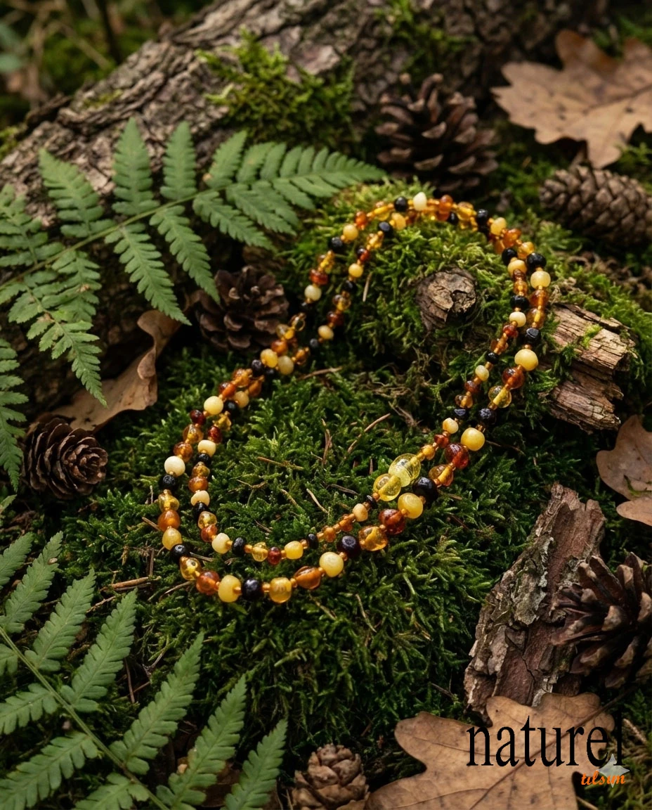 Kehribar Yetişkin Kolye