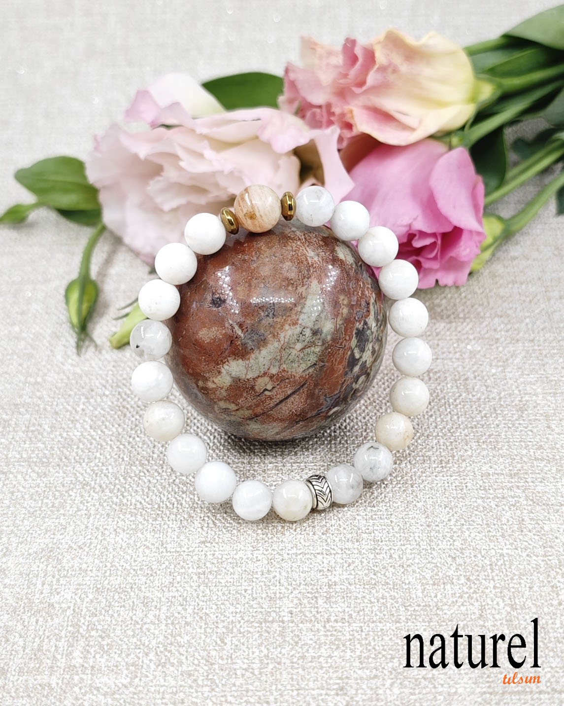 Ay Taşı & Güneş Taşı Denge Bileklik