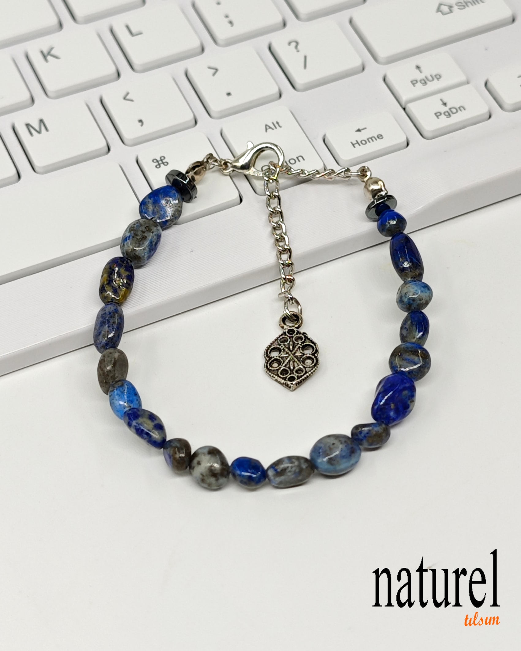 Lapis Lazuli Doğal Taş Bileklik