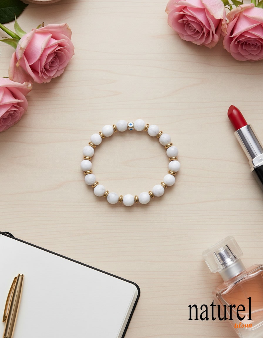 Doğal Ay Taşı Bileklik | Yeni Başlangıçların Taşı