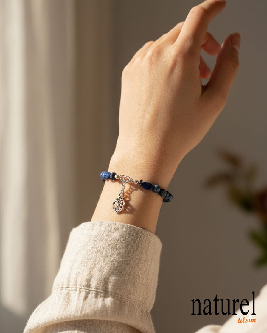 Lapis Lazuli Doğal Taş Bileklik