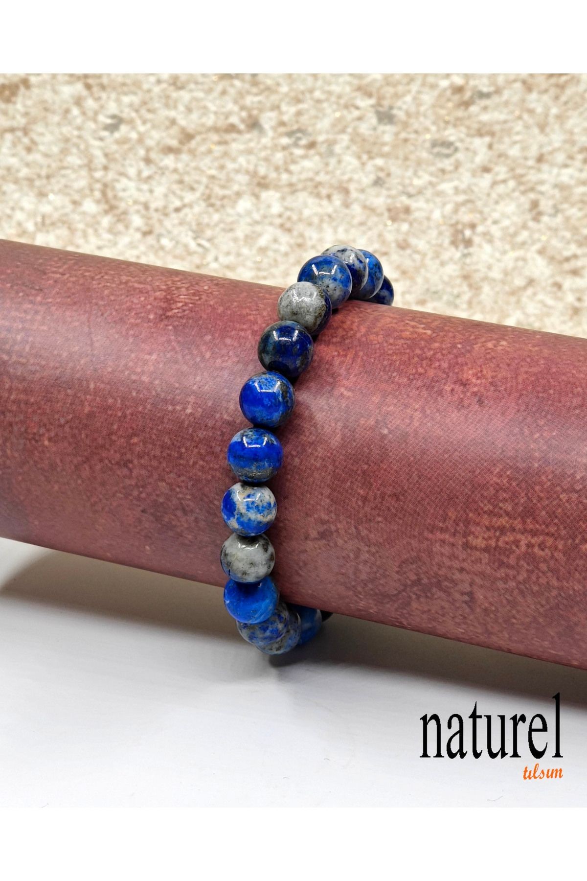 Lapis Lazuli 8mm Doğal Taş Bileklik