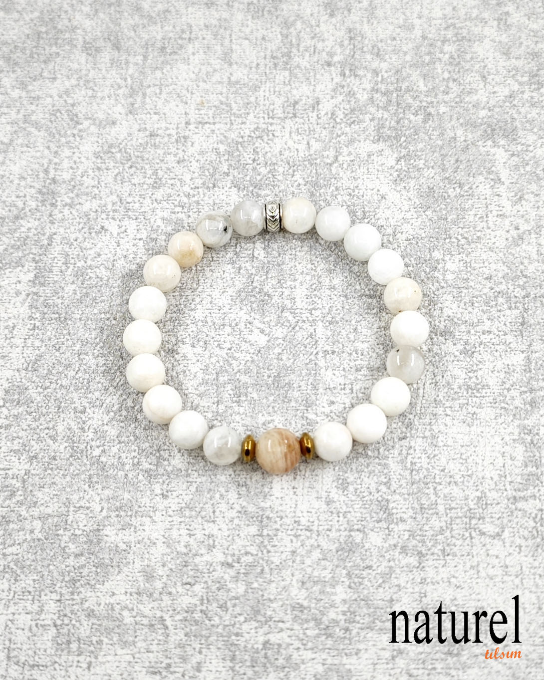 Ay Taşı & Güneş Taşı Denge Bileklik