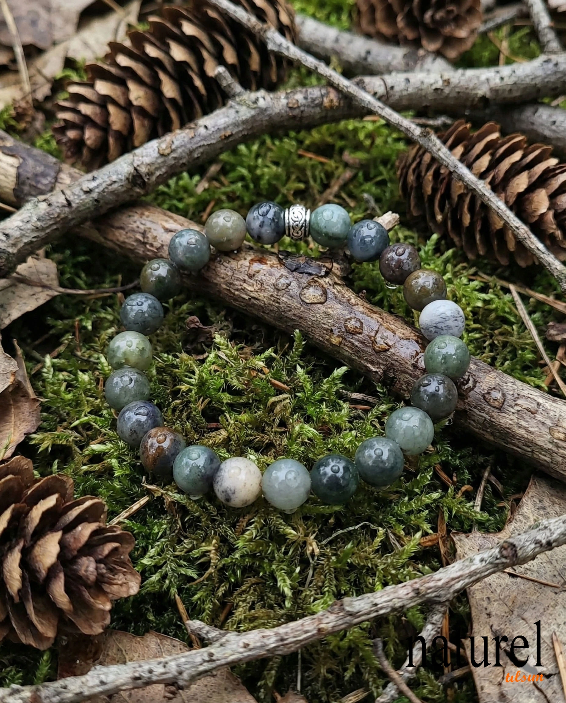 Afrika Yeşim 8mm Doğal Taş Bileklik