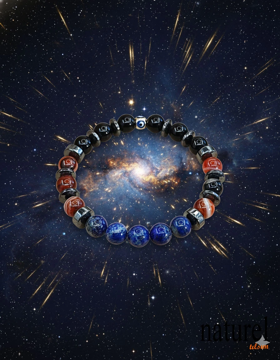 Orijinal Oğlak Burcu Doğal Taş Bileklik | Zirveye Tırmananların Sarsılmaz İradesi