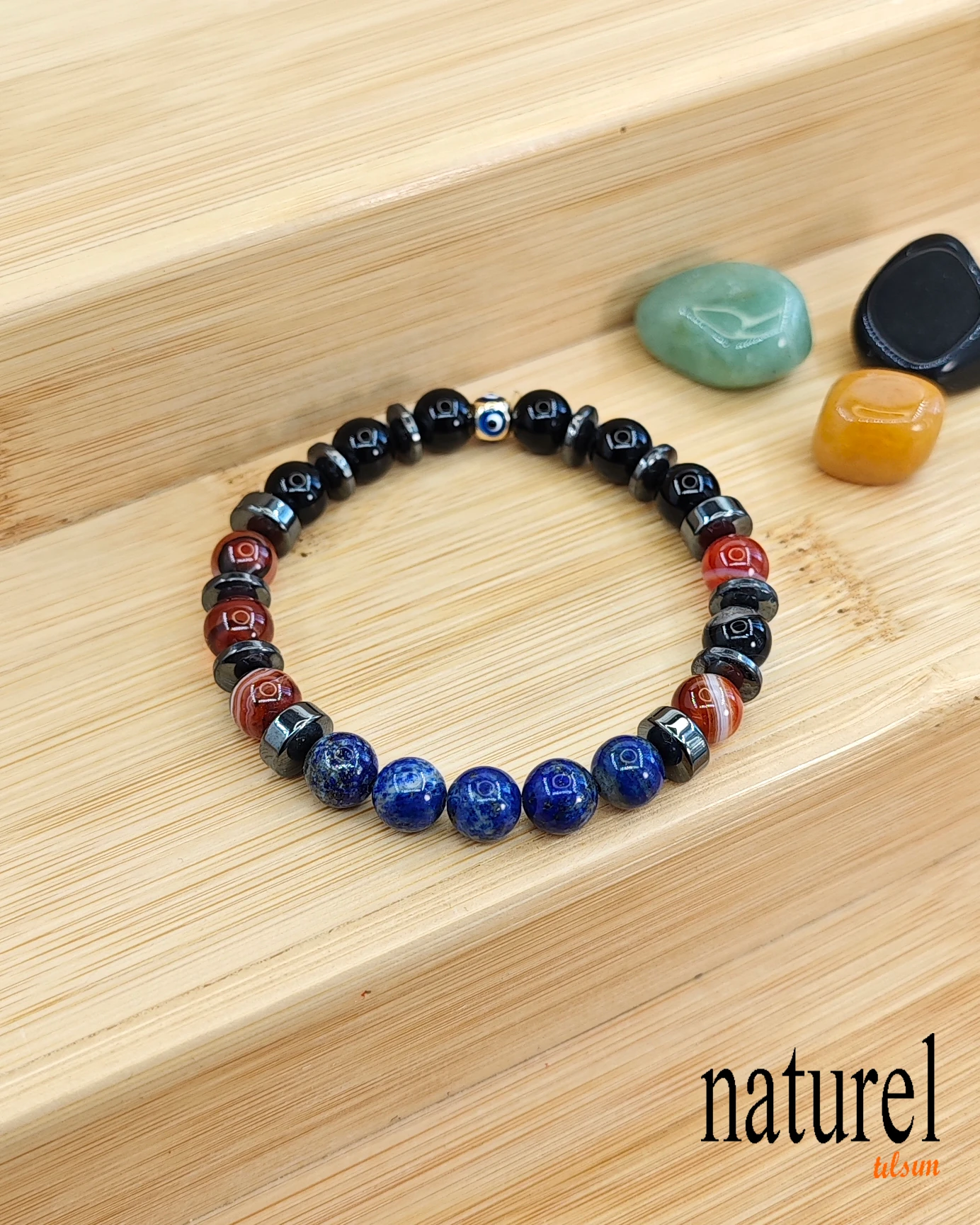 Orijinal Oğlak Burcu Doğal Taş Bileklik | Zirveye Tırmananların Sarsılmaz İradesi