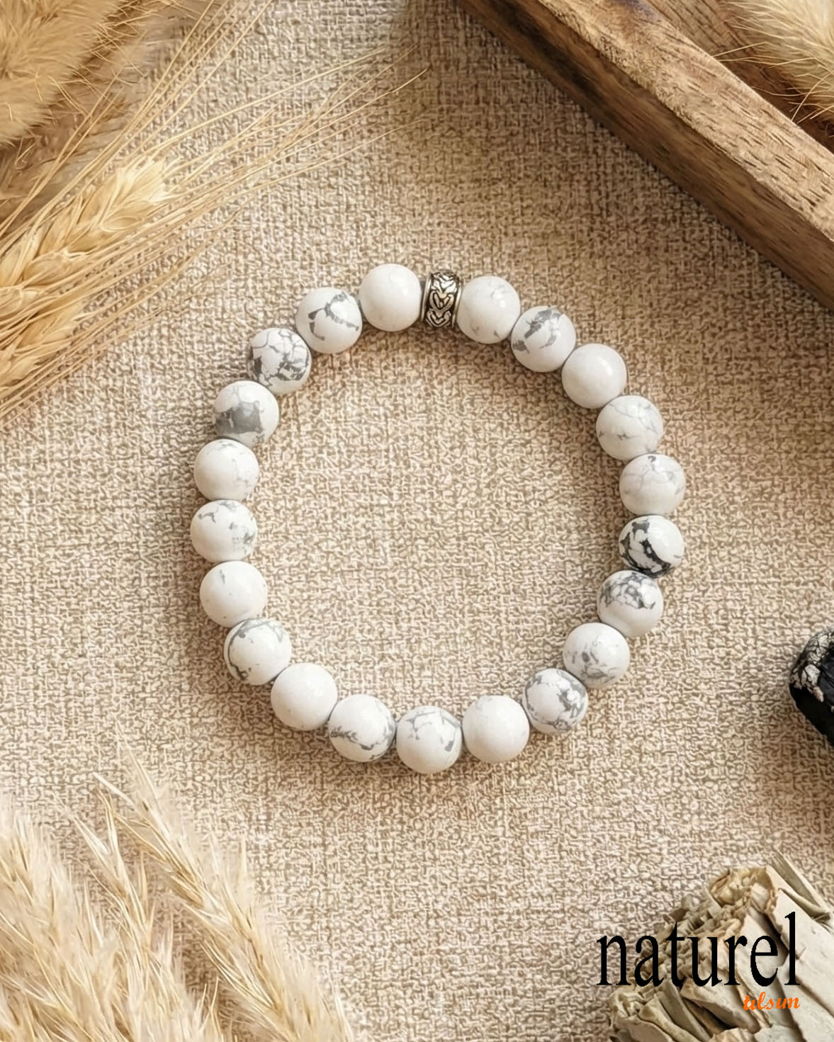 Orijinal Havlit 8mm Doğal Taş Bileklik