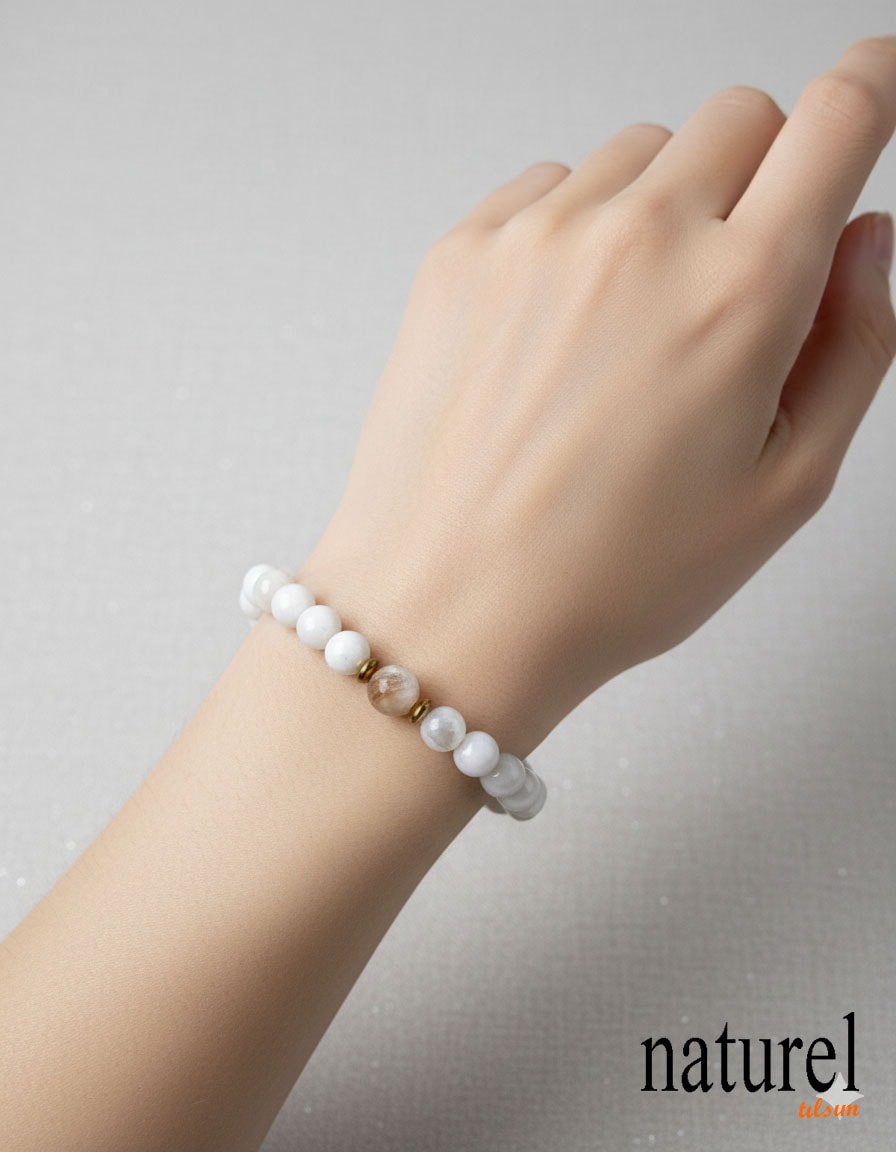 Ay Taşı & Güneş Taşı Denge Bileklik