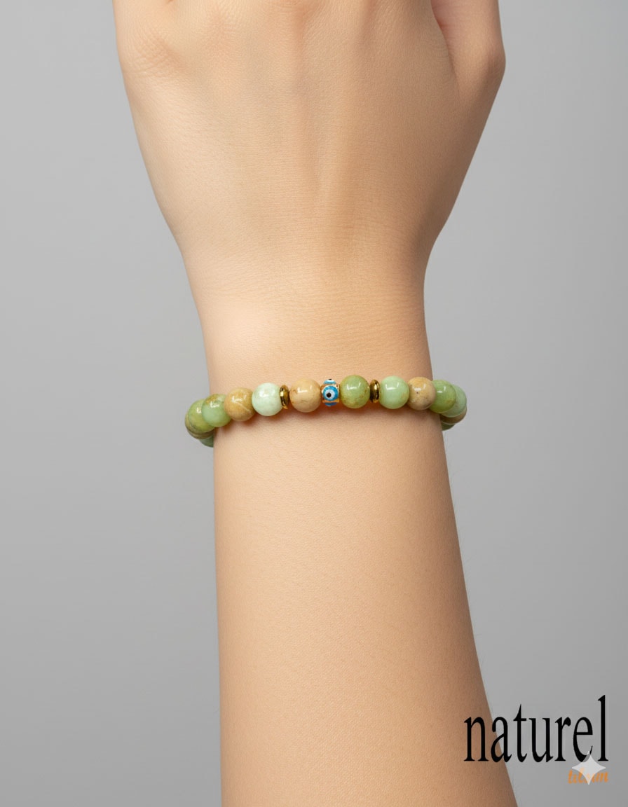 Opal Doğal Taş Unisex Bileklik