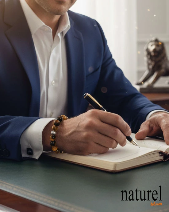 Kaplangözü 8mm Doğal Taş Bileklik