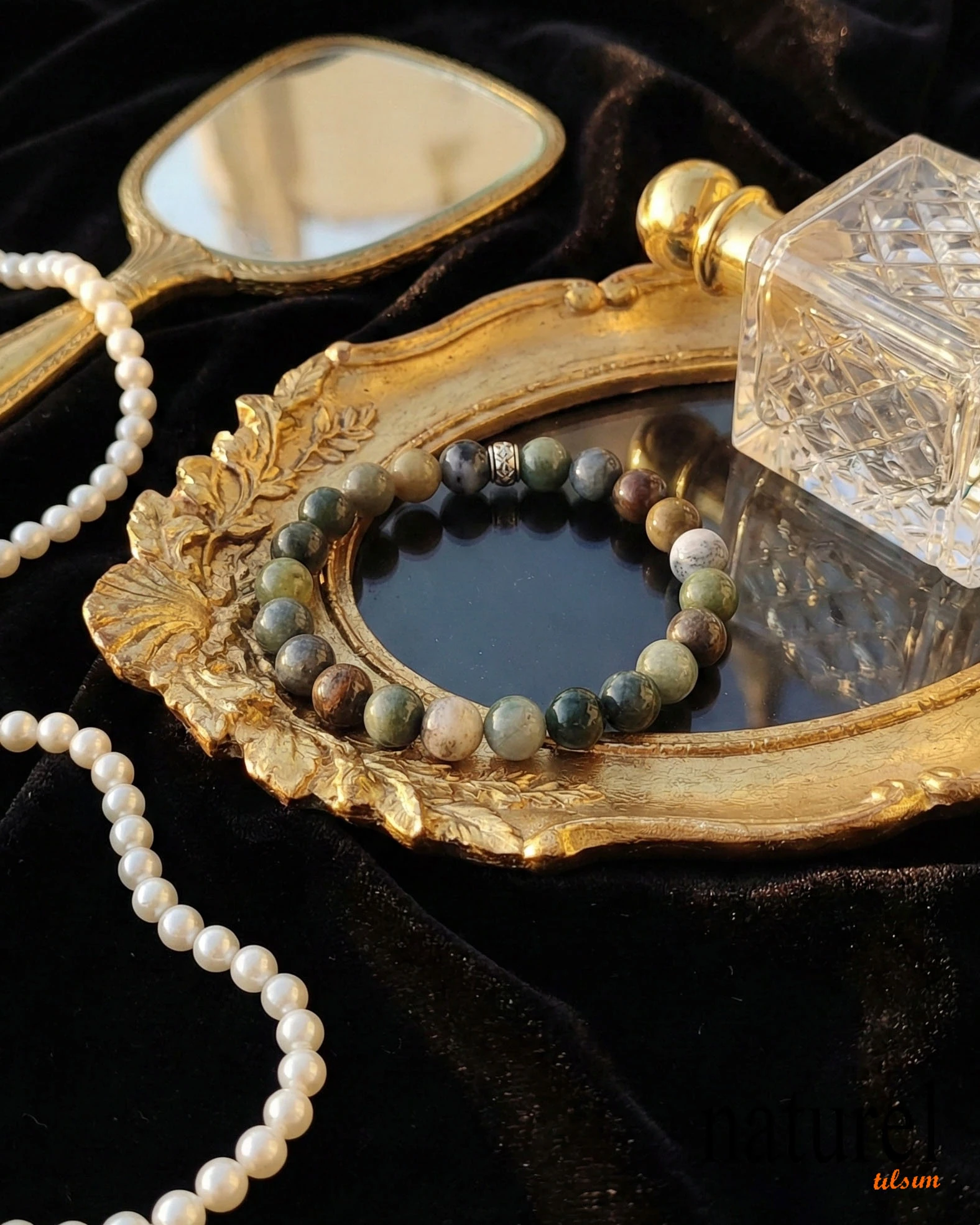 Afrika Yeşim 8mm Doğal Taş Bileklik