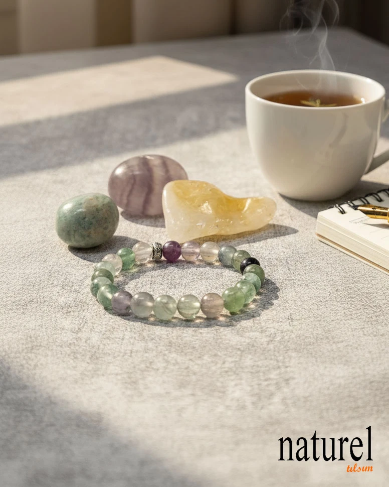  Florit 8mm Doğal Taş Bileklik