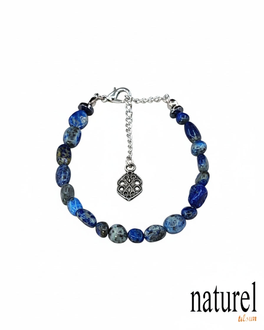 Lapis Lazuli Doğal Taş Bileklik