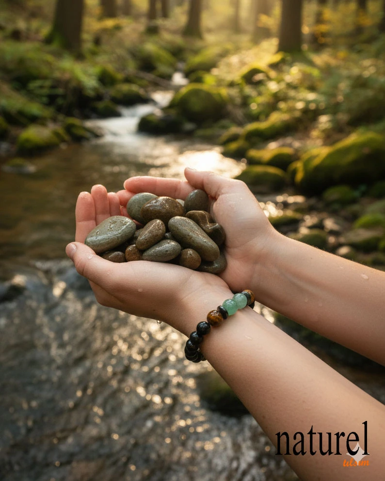 Koç Burcu Doğal Taş Bileklik | Kaplangözü-Aventurin-Jasper-Oniks 