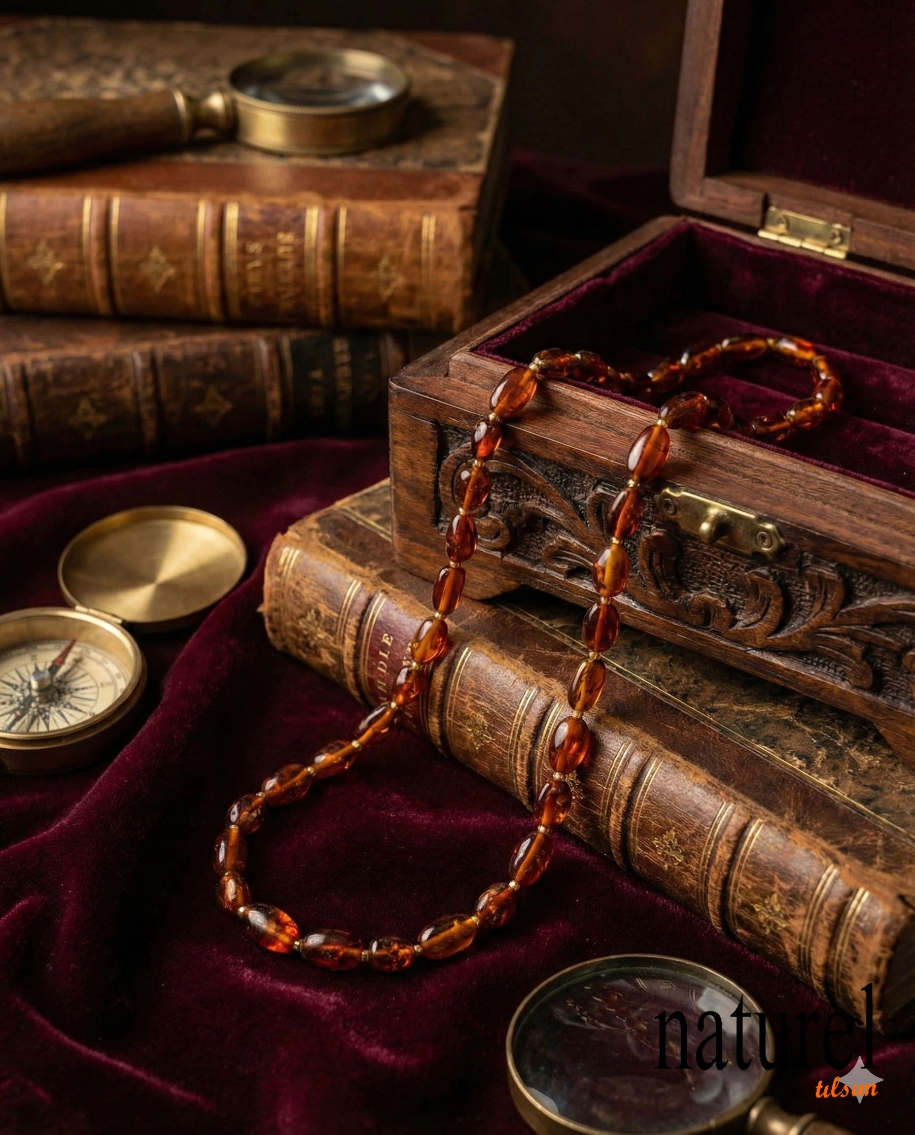 Kehribar Yetişkin Kolye