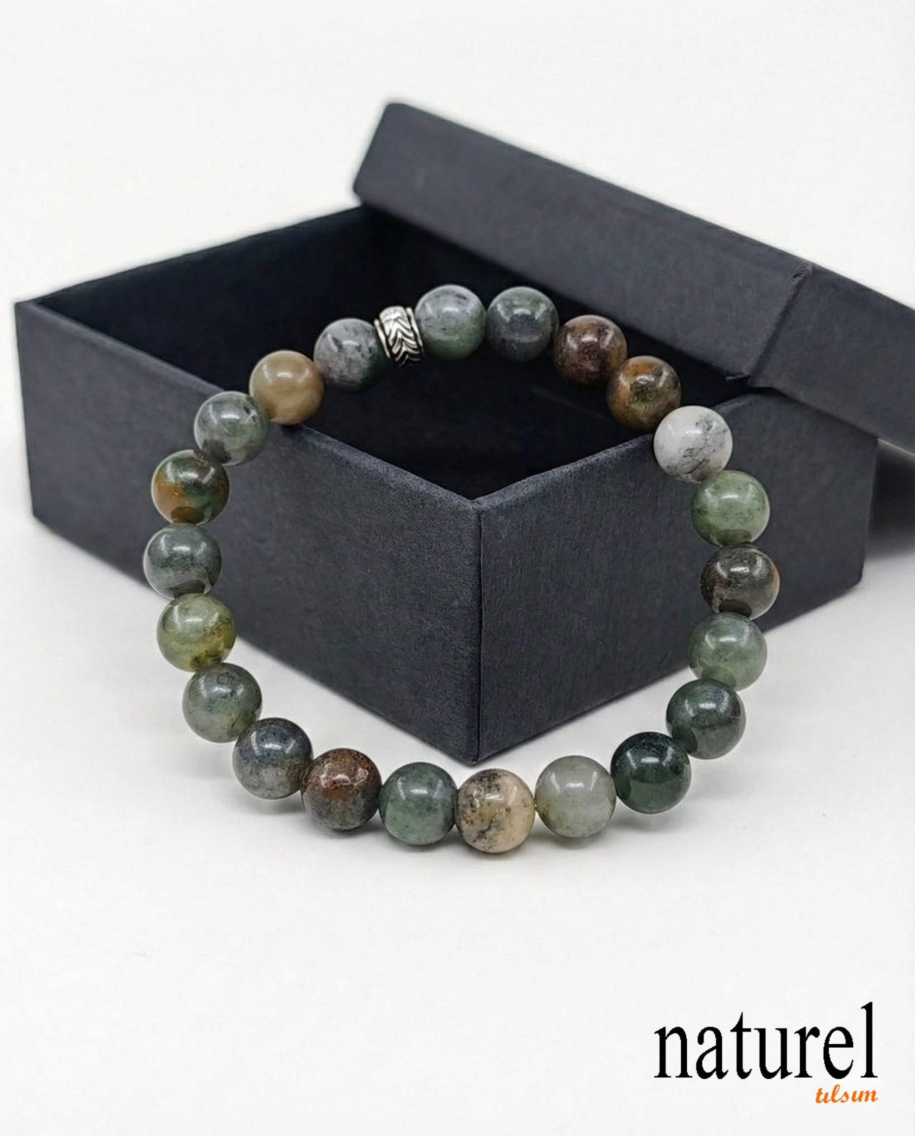 Afrika Yeşim 8mm Doğal Taş Bileklik