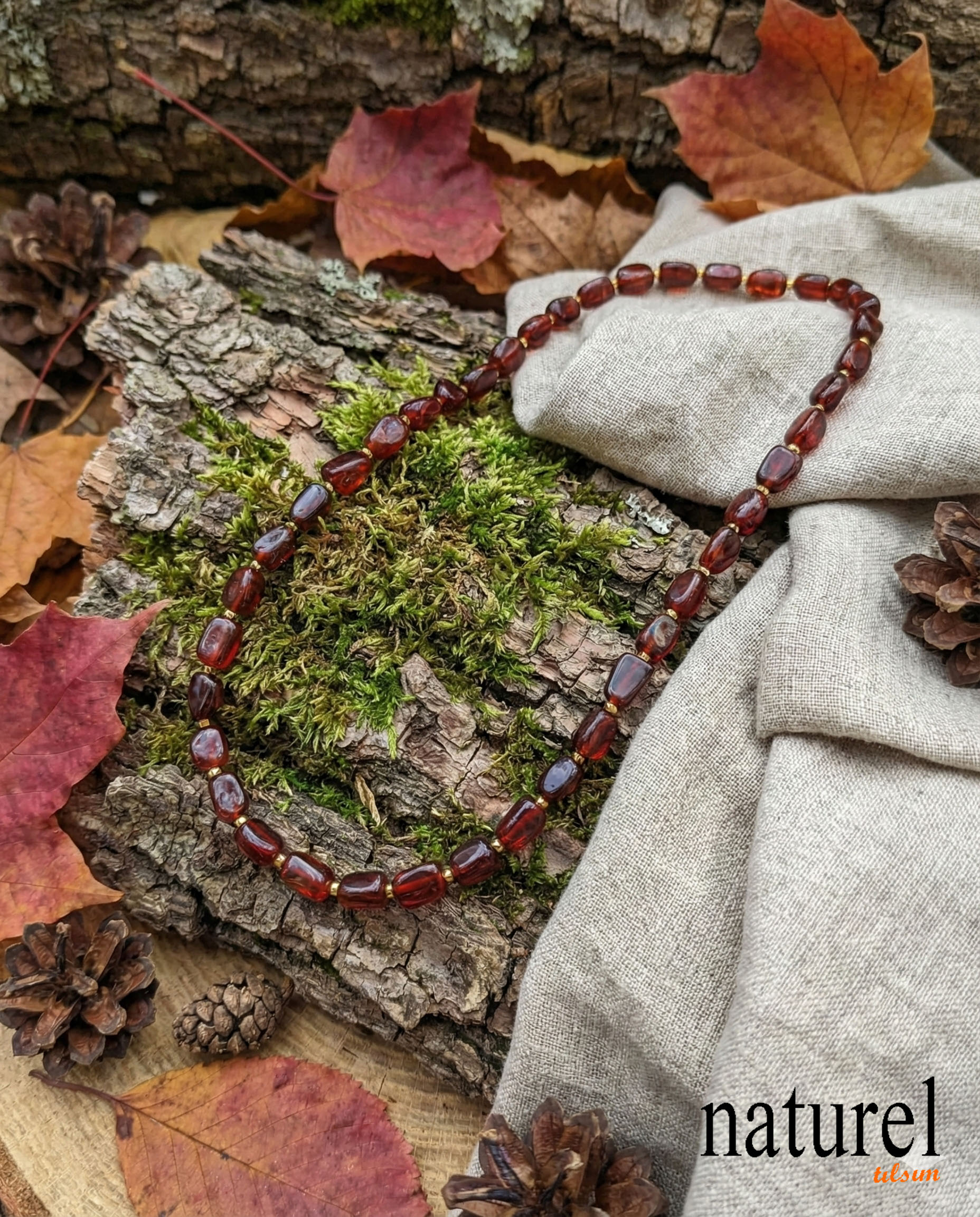 Kehribar Yetişkin Kolye