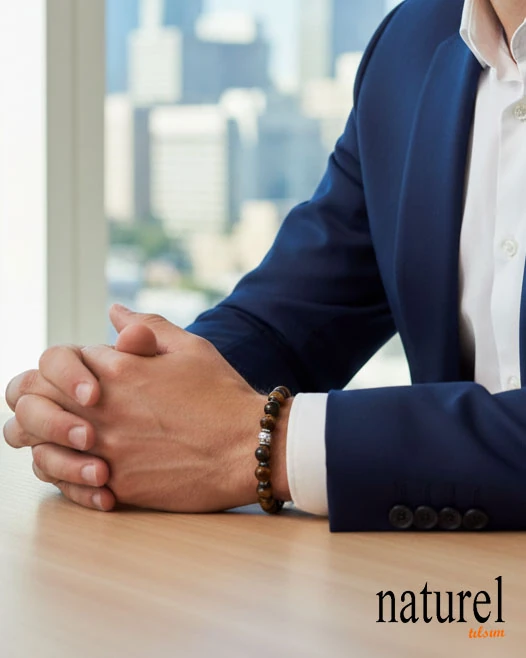  Kaplan Gözü 6mm Doğal Taş Bileklik