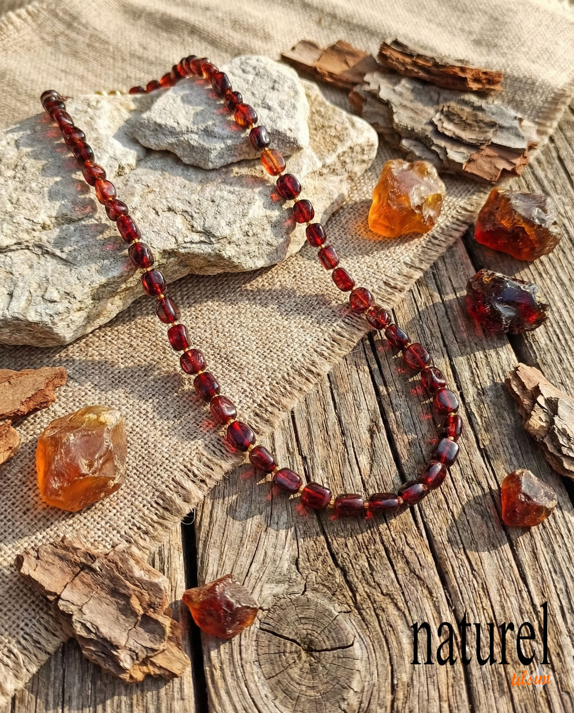 Kehribar Yetişkin Kolye