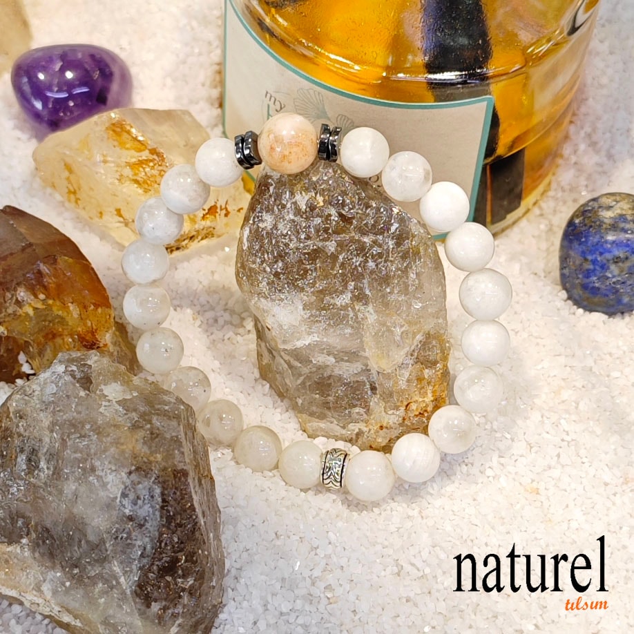 Ay Taşı & Güneş Taşı Denge Bileklik