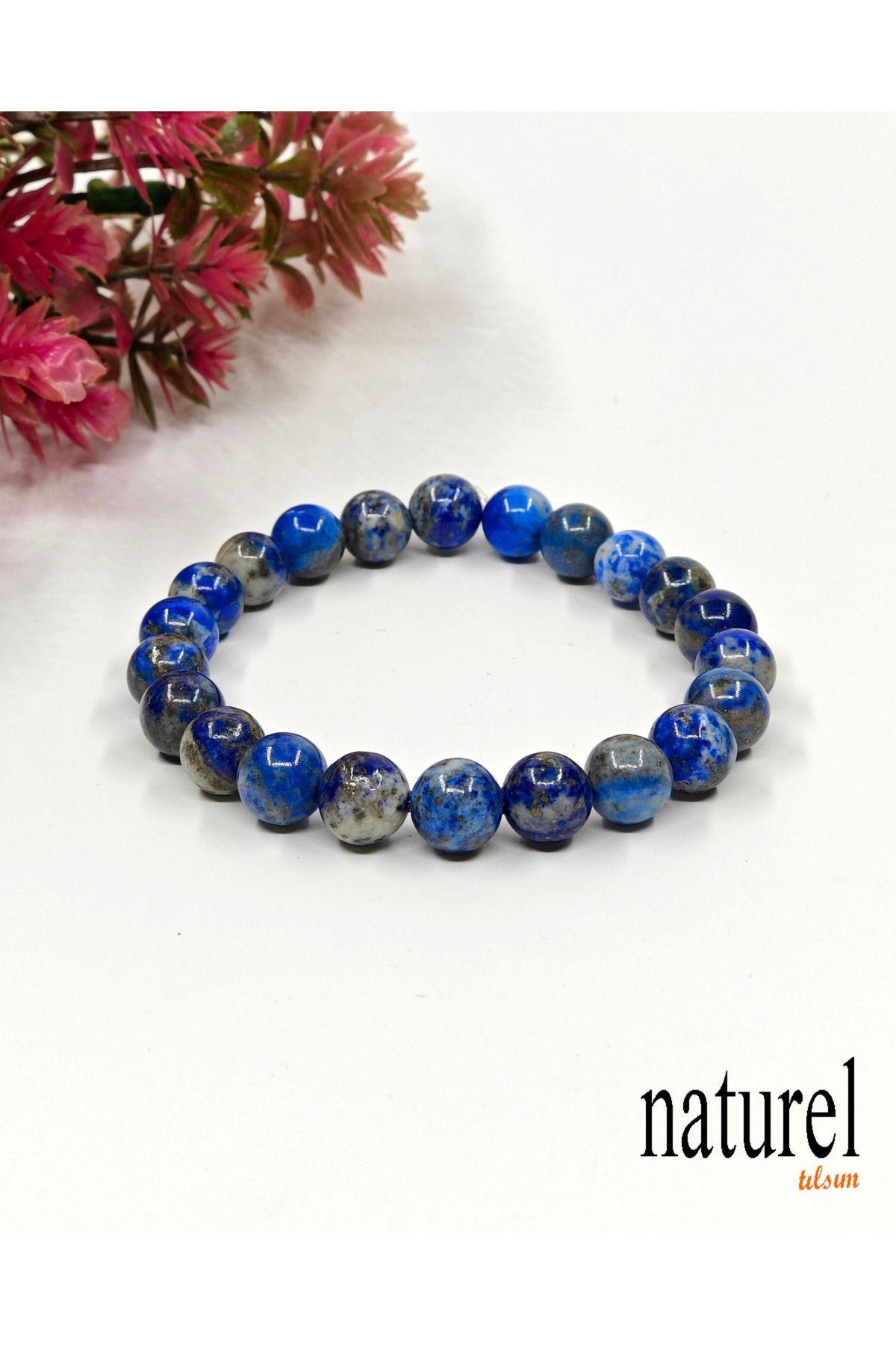 Lapis Lazuli 8mm Doğal Taş Bileklik