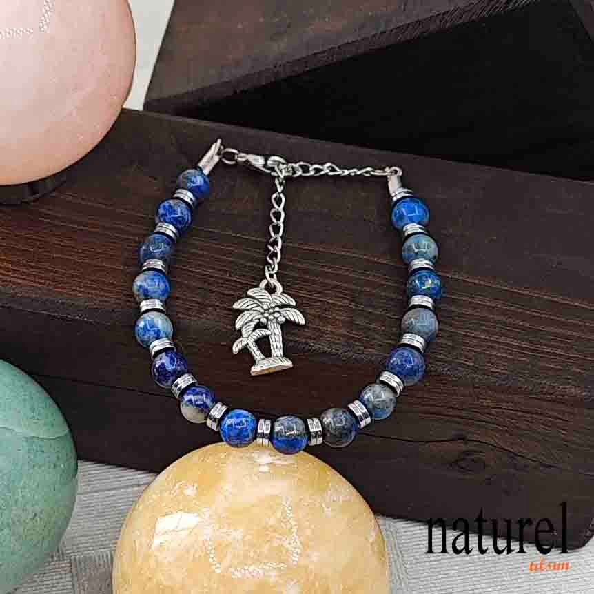 Lapis Lazuli Doğal Taş 6mm Bileklik