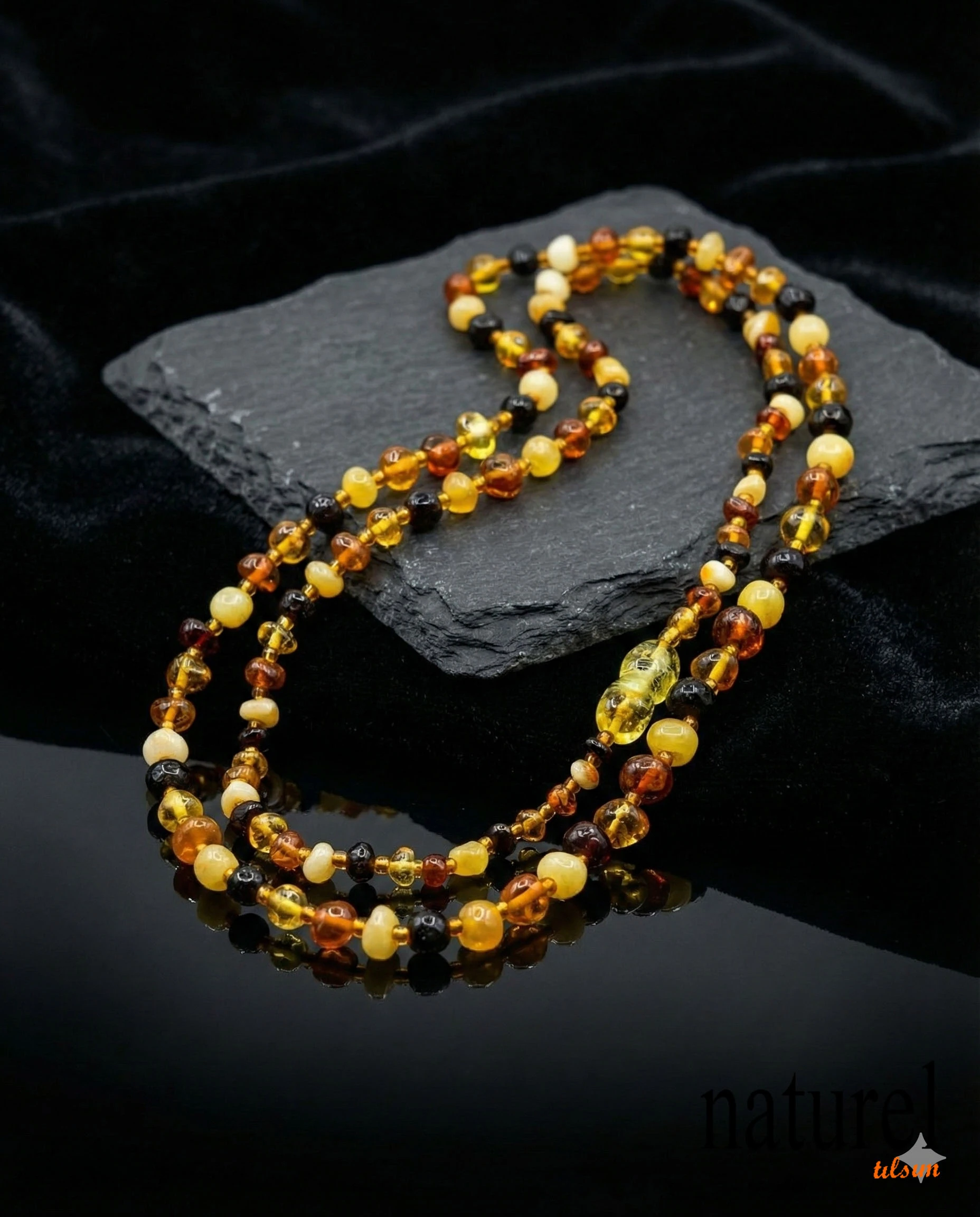 Kehribar Yetişkin Kolye