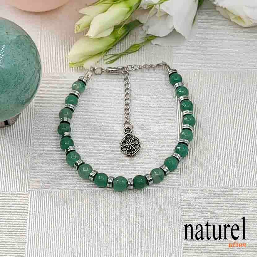 Aventurin Doğal Taş 6mm Bileklik