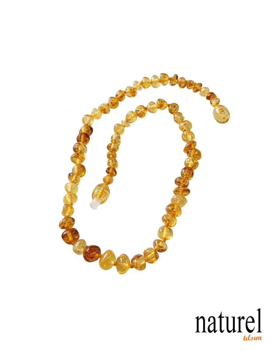 Kehribar Bebek Kolyesi