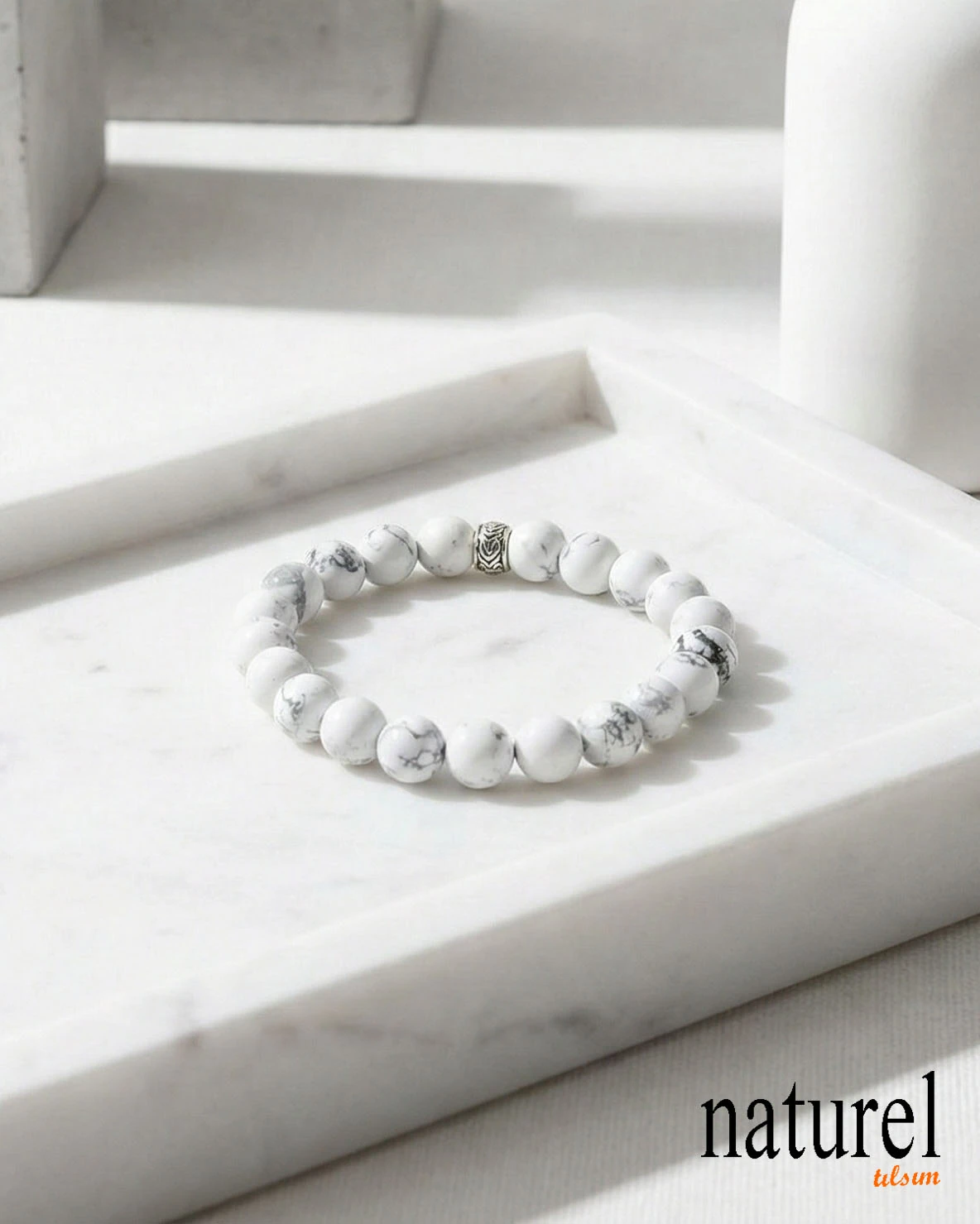Orijinal Havlit 8mm Doğal Taş Bileklik
